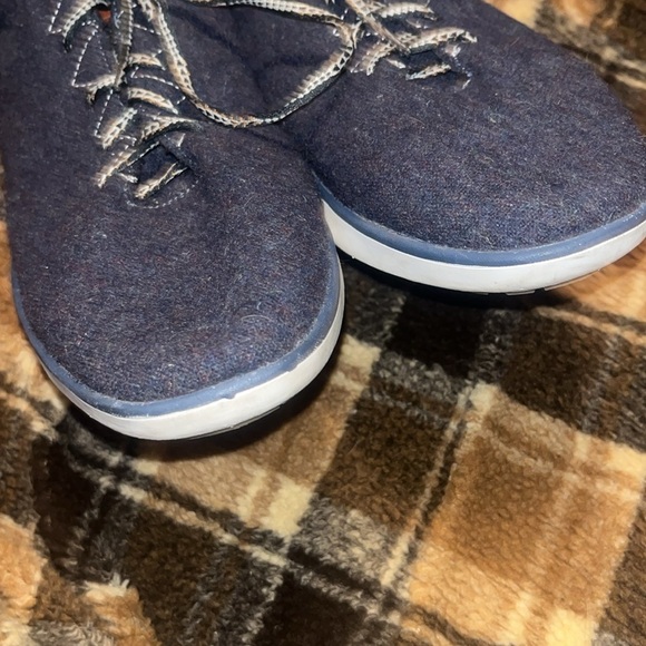 Pendleton Wool Navy Blue Sneakers Men’s Size 11 Water Resistant - Picture 10 of 10